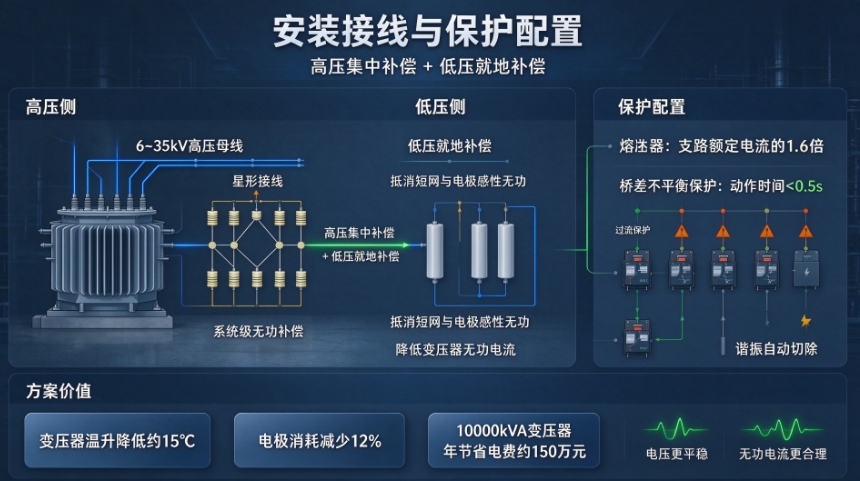 硅锰合金矿热炉无功补偿电力电容器方案2.png